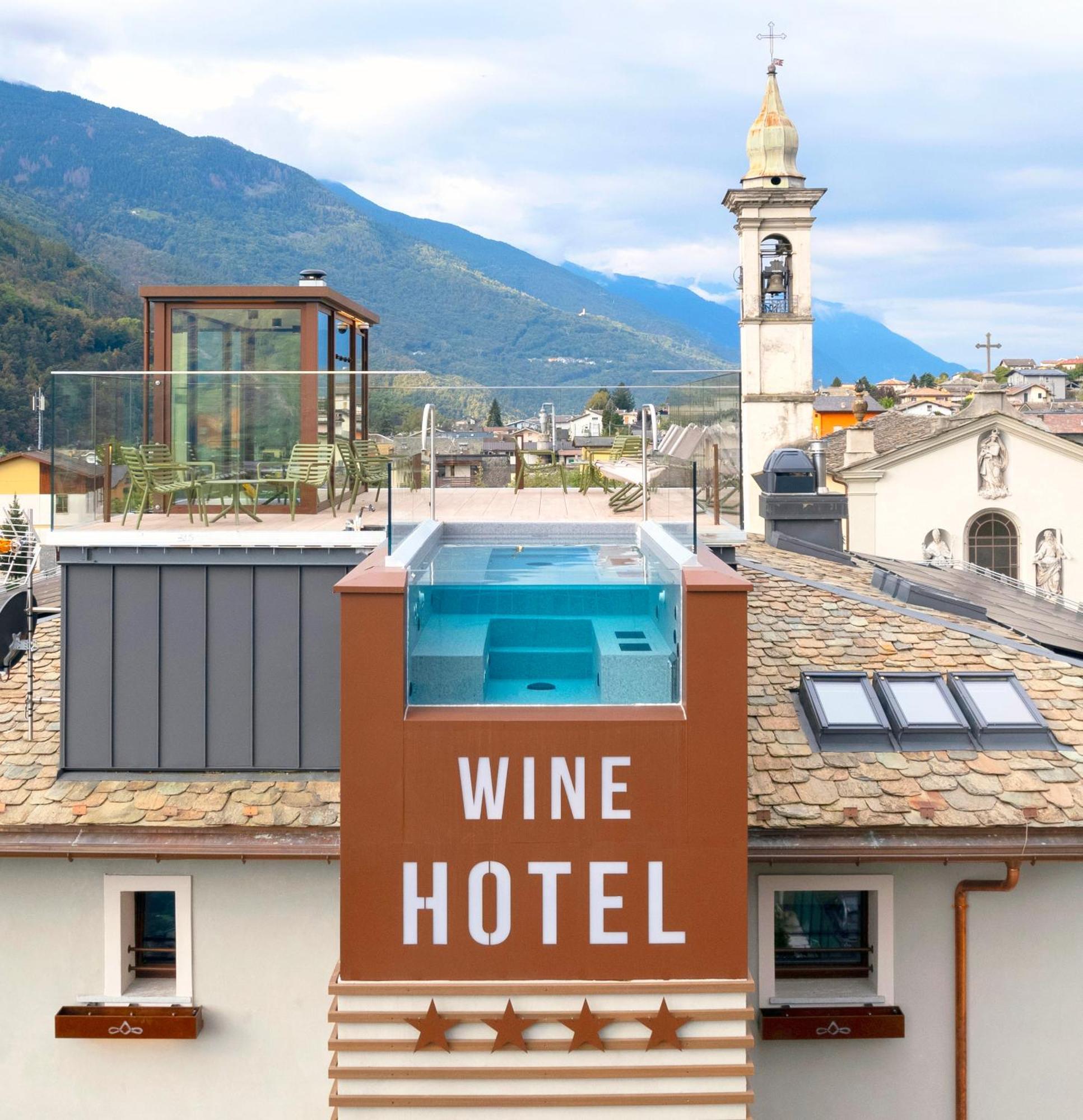 Wine Hotel San Carlo - Relais & Spa - Boutique Hotel Chiuro Exterior foto